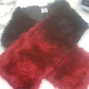 INC Faux fur scarf